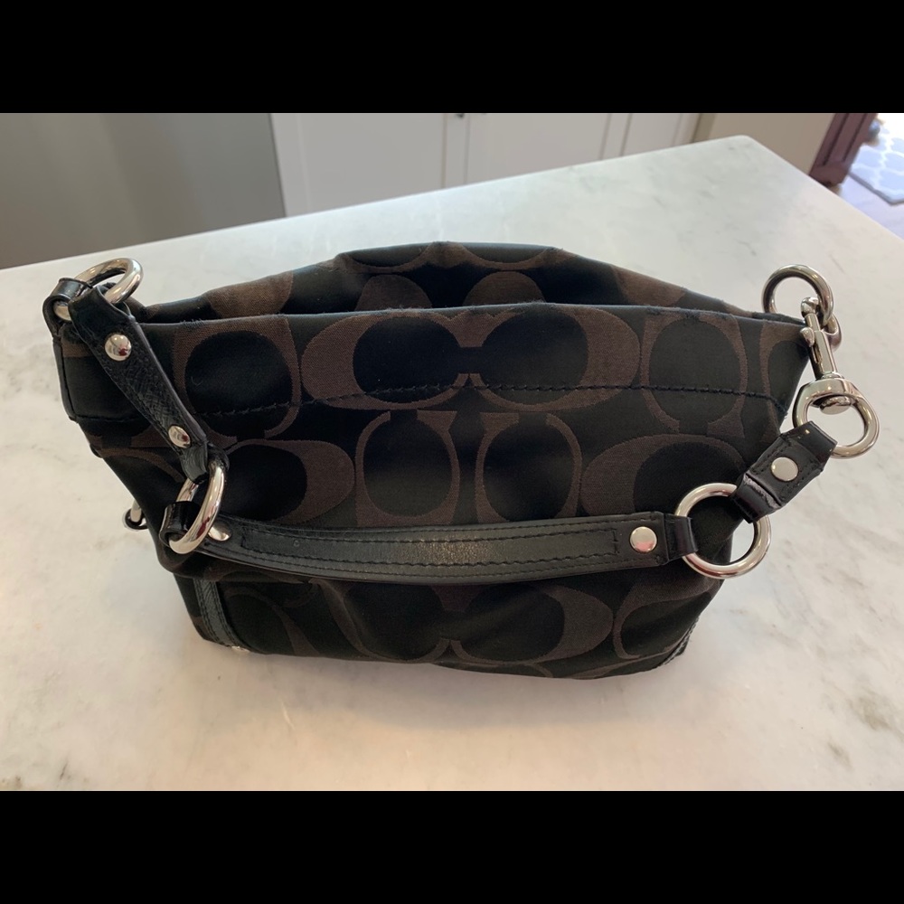 black coach purse